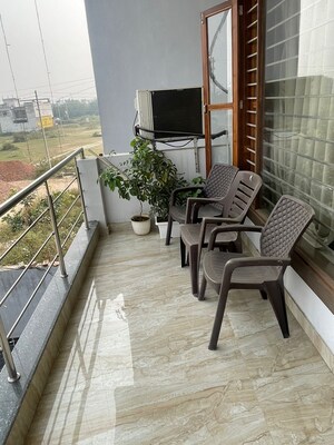 Balcony in 3 BHK Builder Floor at Sector 76 – for Rent