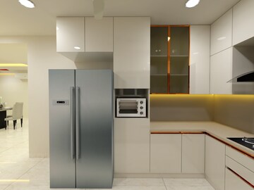 Kitchen in 4 BHK Apartment at Prestige Beverly Hills, Kokapet – for Rent