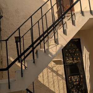 Staircase in 6 BHK Independent House at Palam Vihar Residents Association, Palam Vihar – for Rent