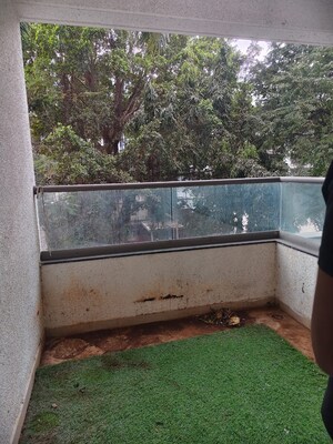 Balcony in 2 BHK Apartment at Sanskruti Prabhat, Prabhat Road – for Rent