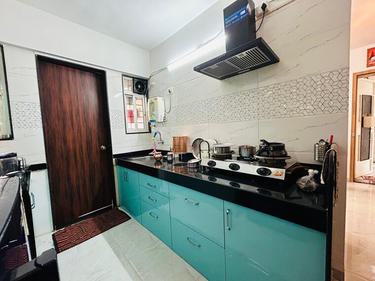 Kitchen, rakshalekha-society 1 Bedroom 550 Sq.Ft. Apartment In Dattawadi Pune 9689862