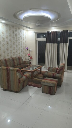 Living Room in 3 BHK Apartment at Ansal API Celebrity Gardens, Sushant Golf City – for Rent
