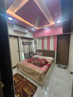 Bedroom in 2 BHK Apartment at Akashganga Complex Kavesar, Kavesar – for Rent