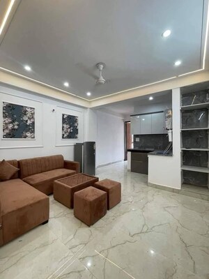 Living Room in 1 BHK Apartment at Saket – for Rent