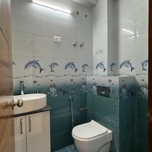 Bathroom in 3.5 BHK Builder Floor at Palam Vihar Residents Association, Palam Vihar – for Rent