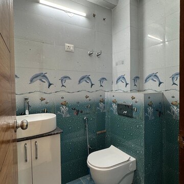 Bathroom in 3.5 BHK Builder Floor at Palam Vihar Residents Association, Palam Vihar – for Rent