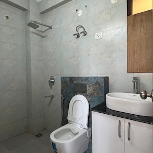 Bathroom in 3.5 BHK Builder Floor at Palam Vihar Residents Association, Palam Vihar – for Rent