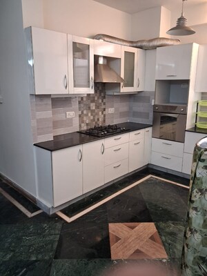 Kitchen in 3 BHK Builder Floor at Unitech South City II, Sector 50 – for Rent