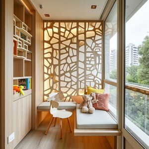 Balcony in 4 BHK Penthouse at Pearls Gateway Tower, Sector 44 – for Rent