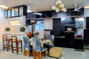 Living Room in 3 BHK Apartment at Regency Gardens, Kharghar Sector 6 – for Rent