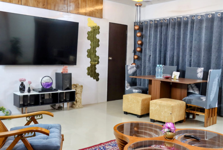 Living Room, regency-gardens 3 Bedroom 1530 Sq.Ft. Apartment In Kharghar Sector 6 Navi Mumbai 9690045