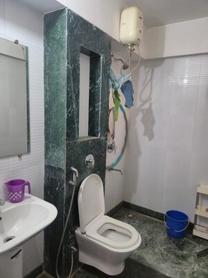 Bathroom in 2.5 BHK Apartment at Lodha Splendora Platino, Ghodbunder Road – for Rent