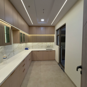 Kitchen in 4 BHK Apartment at Shalimar One World Belvedere Court 3, Malesemau – for Rent