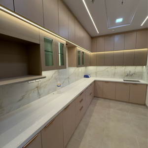 Kitchen in 4 BHK Apartment at Shalimar One World Belvedere Court 3, Malesemau – for Rent