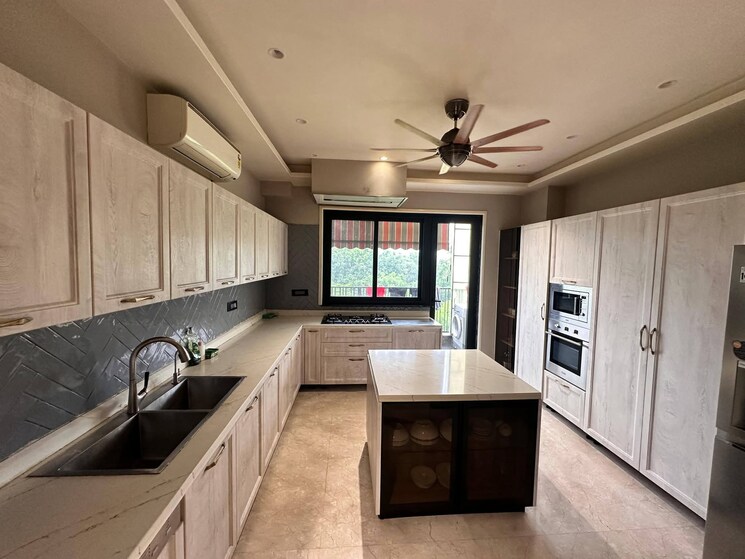 Kitchen, ansal-plaza-sector-23 4 Bedroom 5200 Sq.Ft. Builder Floor In Sector 23 Gurgaon 9690098