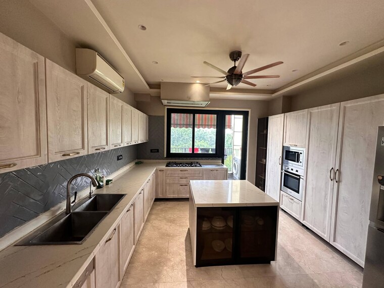 Kitchen, ansal-plaza-sector-23 4 Bedroom 5200 Sq.Ft. Builder Floor In Sector 23 Gurgaon 9690098