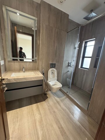 Bathroom in 4 BHK Builder Floor at Greater Kailash – for Rent