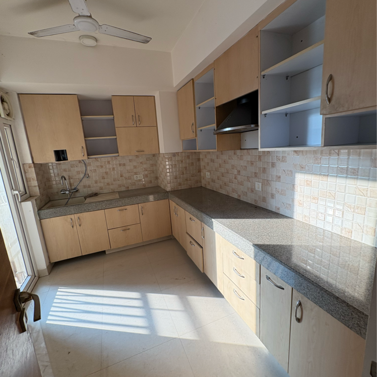 Kitchen, shalimar-oneworld-vista 3 Bedroom 1830 Sq.Ft. Apartment In Malesemau Lucknow 9690145