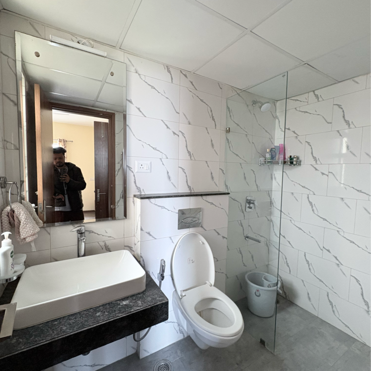 Bathroom, experion-capital 2 Bedroom 1097 Sq.Ft. Apartment In Gomti Nagar Lucknow 9690151