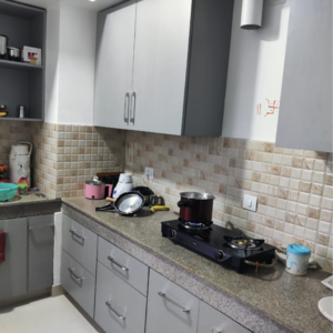 Kitchen in 3 BHK Apartment at Shalimar Oneworld Vista, Malesemau – for Rent