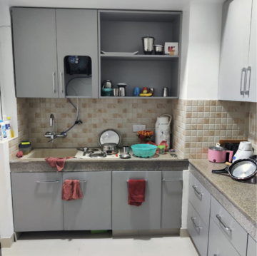 Kitchen in 3 BHK Apartment at Shalimar Oneworld Vista, Malesemau – for Rent
