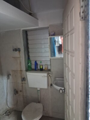 Bathroom in 1 BHK Apartment at Poonam Park View, Virar West – for Rent
