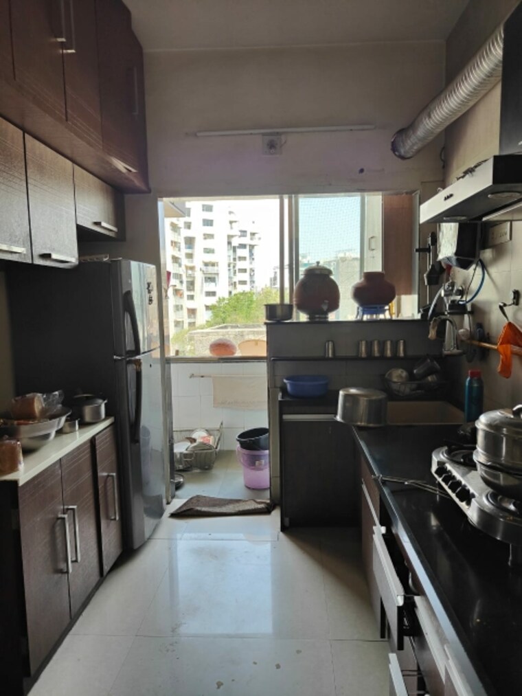 Kitchen, paldi 3 Bedroom 1200 Sq.Ft. Apartment In Paldi Ahmedabad 9690203