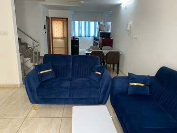 Living Room in 4 BHK Villa at Bopal – for Rent