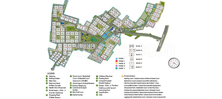Master Plan, greenfield-city-classic-premium 3 Bedroom 1097 Sq.Ft. Apartment In Behala Kolkata 9690227