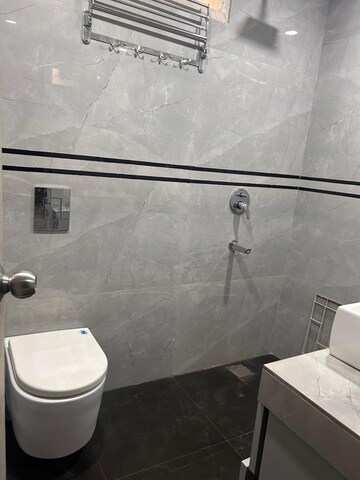 Bathroom in 3 BHK Builder Floor at Kalkaji – for Rent