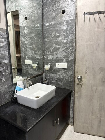 Bathroom in 3 BHK Builder Floor at Kalkaji – for Rent