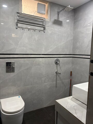 Bathroom in 3 BHK Builder Floor at Kalkaji – for Rent