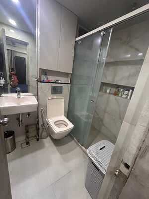 Bathroom in 3 BHK Builder Floor at Kalkaji – for Rent