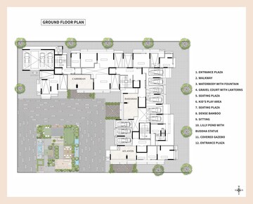 Floor Plan in 2 BHK Apartment at Charkop - Sector 8 – for Sale
