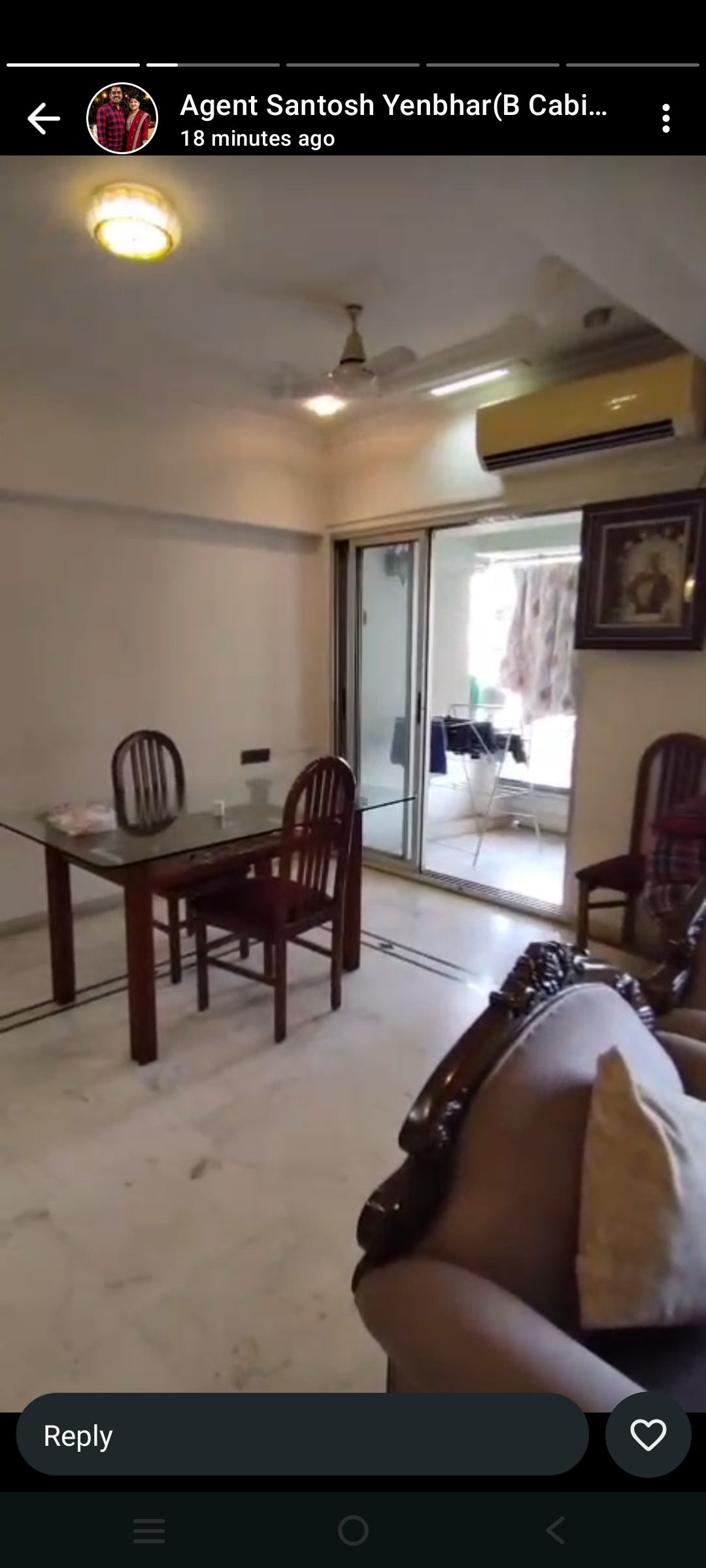 3 BHK Apartment For Rent in Sheth Vasant Lawns