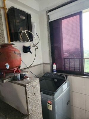 Kitchen in 1.5 BHK Apartment at Sun Rising Homes, Jagatpur – for Rent