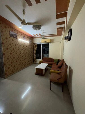 Living Room in 2 BHK Apartment at Dharmadev Swaminarayan Park 4, Vasna – for Rent