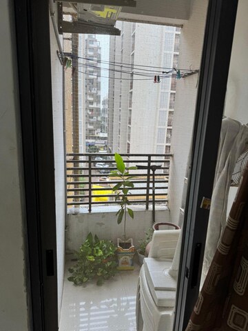 Balcony in 2 BHK Apartment at Dharmadev Swaminarayan Park 4, Vasna – for Rent