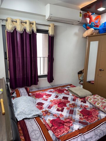 Bedroom in 2 BHK Apartment at Dharmadev Swaminarayan Park 4, Vasna – for Rent