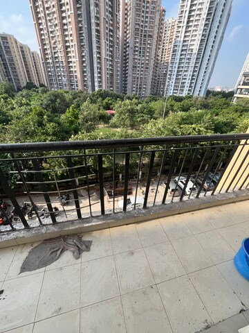 Balcony in 4 BHK Apartment at Amrapali Crystal Homes, Sector 76 – for Rent