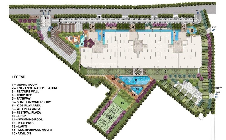 Master Plan, sector 104 3 Bedroom 2180 Sq.Ft. Apartment In Sector 104 Gurgaon 9690338