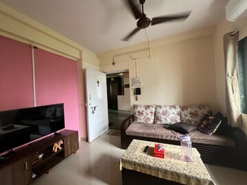 Living Room in 1 BHK Apartment at New Mhada Tower, Malad West – for Rent