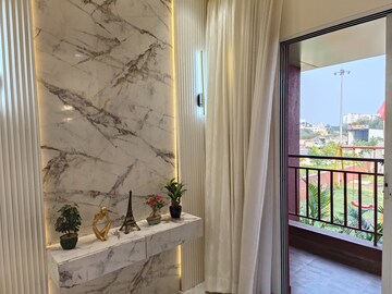 Balcony in 2 BHK Apartment at Kumar Pratham, Moshi – for Rent