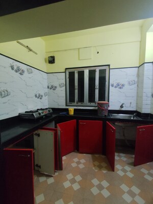 Kitchen in 2 BHK Apartment at Kristi Villa, Chinar Park – for Rent