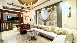 Living Room in 3 BHK Villa at Noida Extension – for Sale