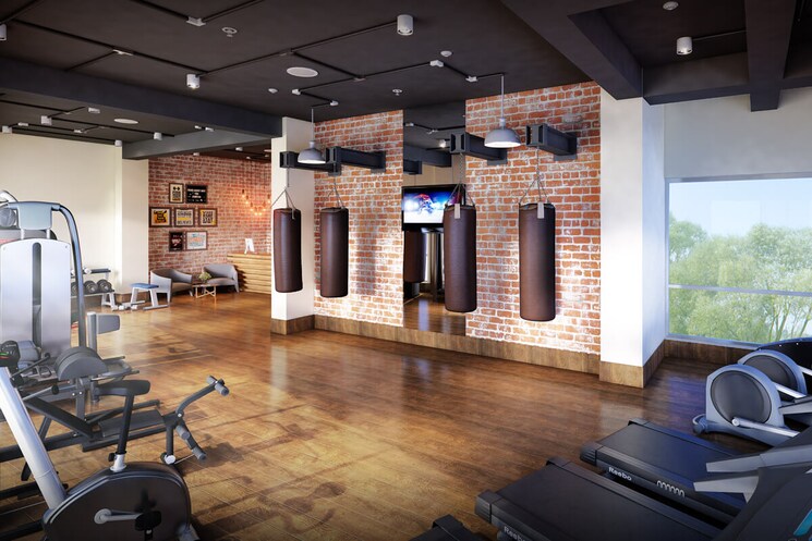 Gym, joka 3 Bedroom 1460 Sq.Ft. Apartment In Joka Kolkata 9690393