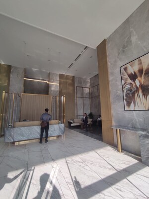 Building Lobby in 3 BHK Apartment at Sunteck City Avenue 4, Goregaon West – for Sale