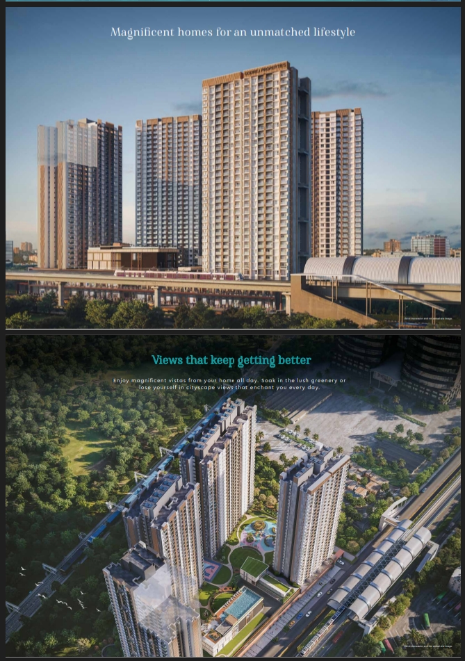 3 BHK + Servant Room Apartment For Sale in Oceana