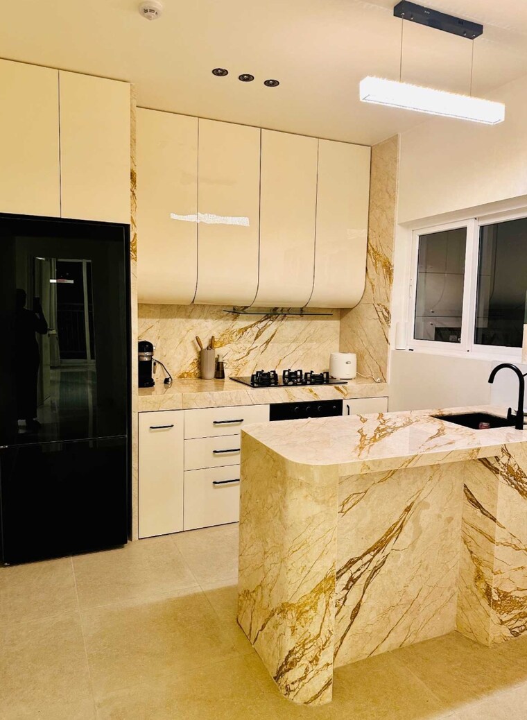 Living Room, prestige-beverly-hills 3 Bedroom 1796 Sq.Ft. Apartment In Kokapet Hyderabad 9690430