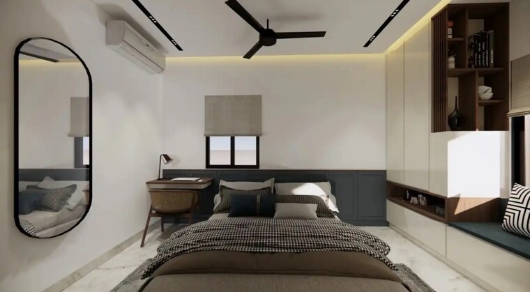 Master Bedroom, prestige-tranquil 3 Bedroom 1764 Sq.Ft. Apartment In Kokapet Hyderabad 9690435